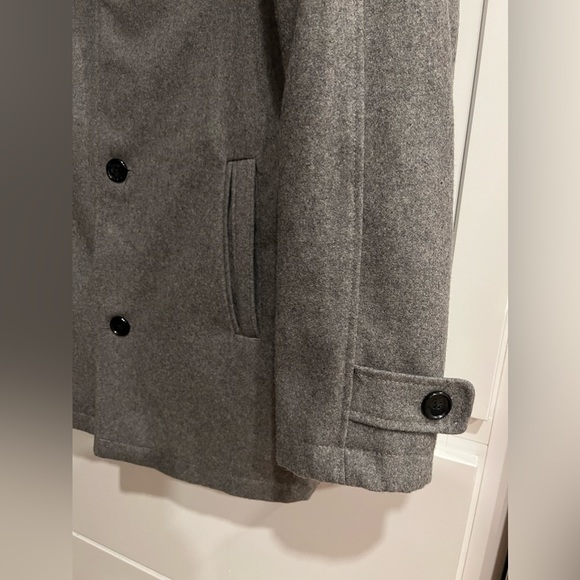 Men’s London Fog Overcoat or Peacoat size M Heather-gray - Picture 2 of 11